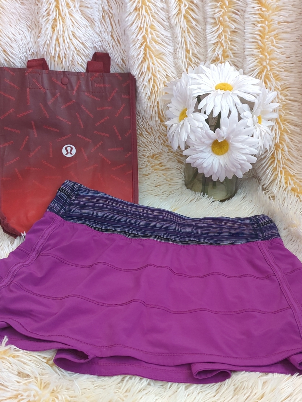 ❣️👗❣️Lululemon Pace Rival Mid-Rise Magenta Golf Tennis Running Skirt ❣️👗❣️